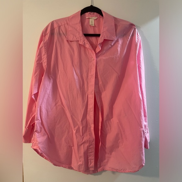 Pink H&M button down - Picture 2 of 3